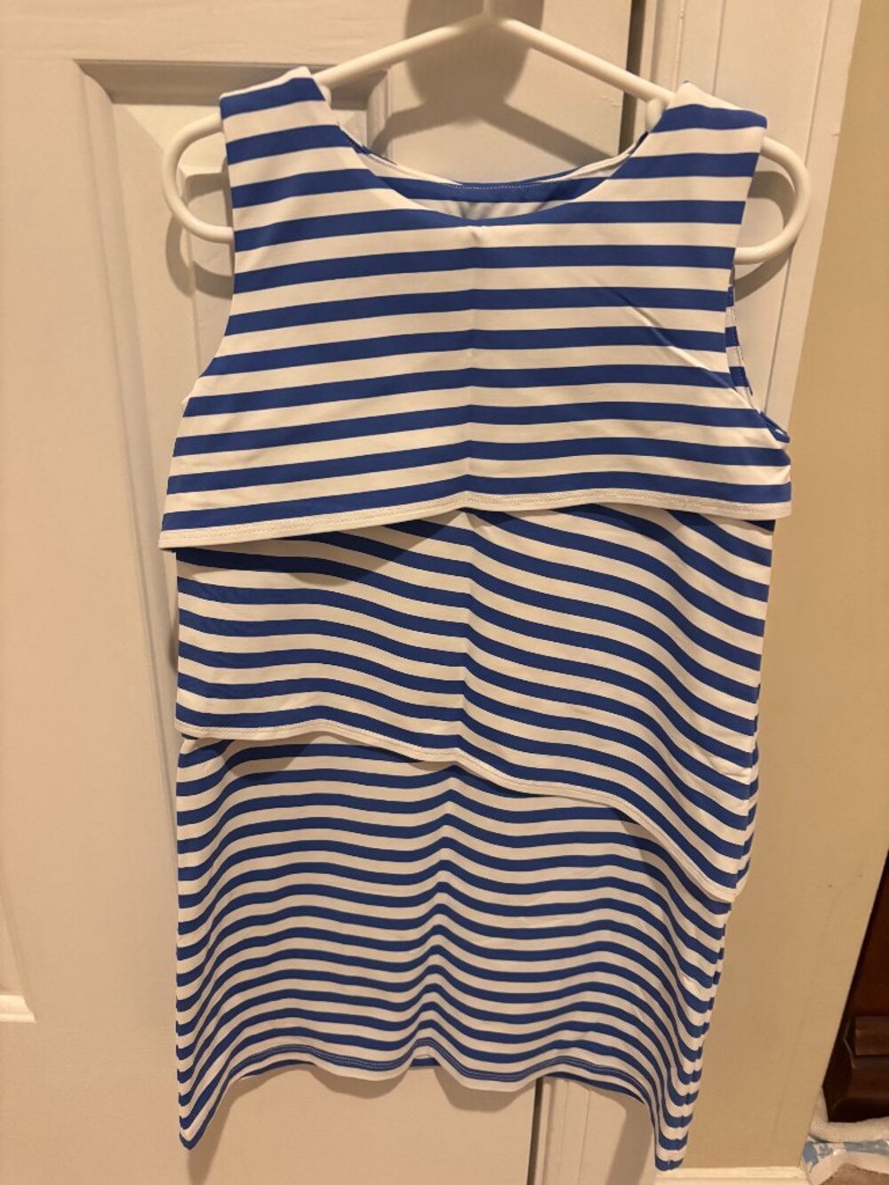 J.McLaughlin - Girls Blue/White Striped Dress - Size 6